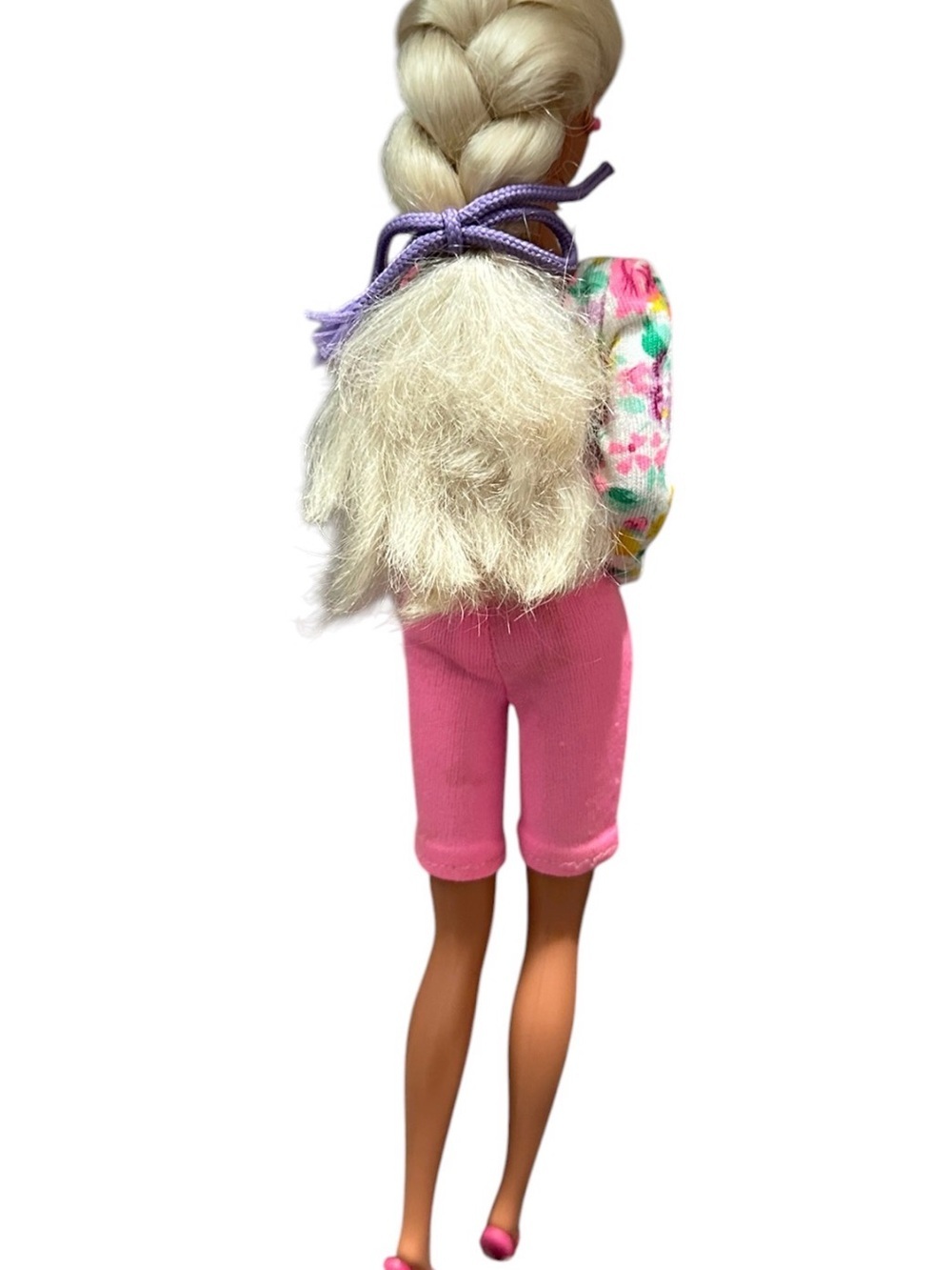 Vintage Mattel barbie Floral Top with Pink Capris - Picture 3 of 6